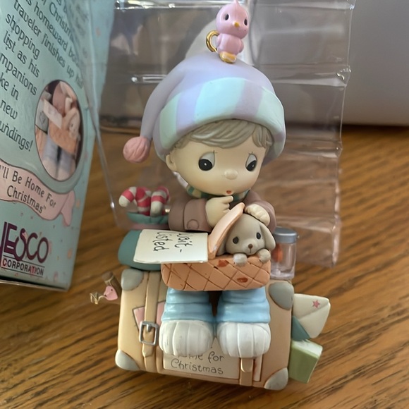 Precious Moments Christmas ornament I'll be Home for Christmas - NEW - Picture 4 of 4